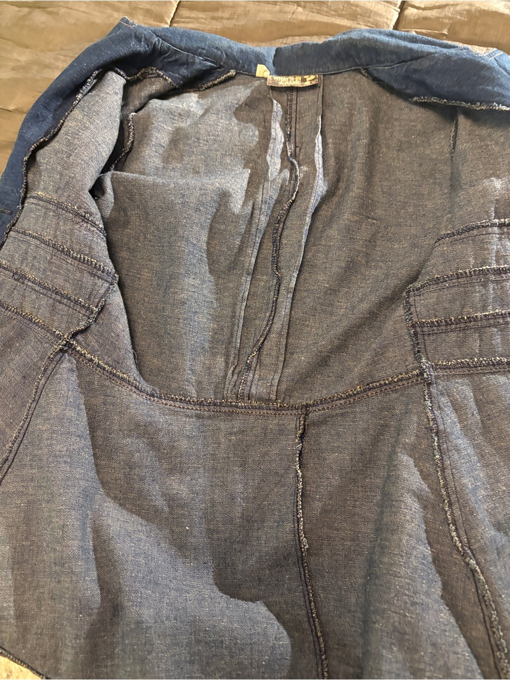 Denim What’s-In-A-Name Corseted Jacket . - Picture 6 of 10